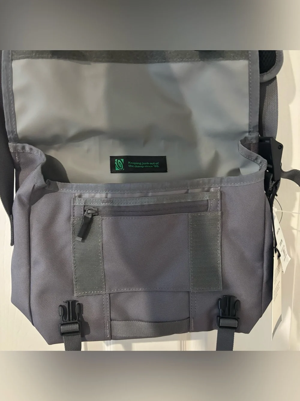 Timbuk2 Slate Gray Classic Gunmetal Messenger Bag